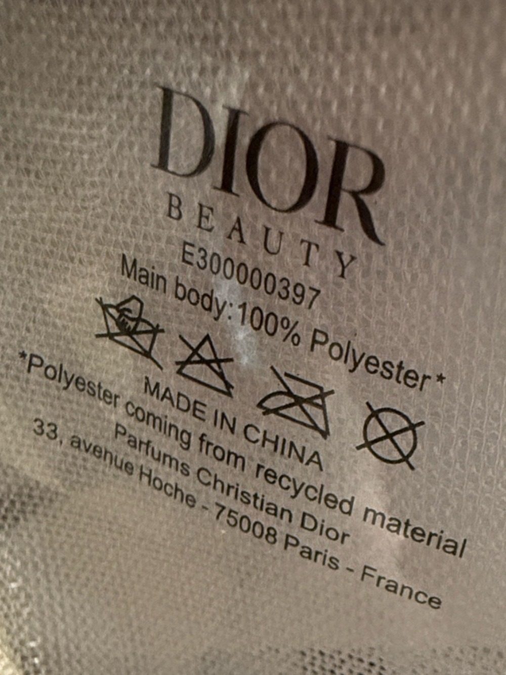 Dior Beauty Mother’s Day Embroidered Butterflies Round Pouch Makeup Bag New - Picture 17 of 17